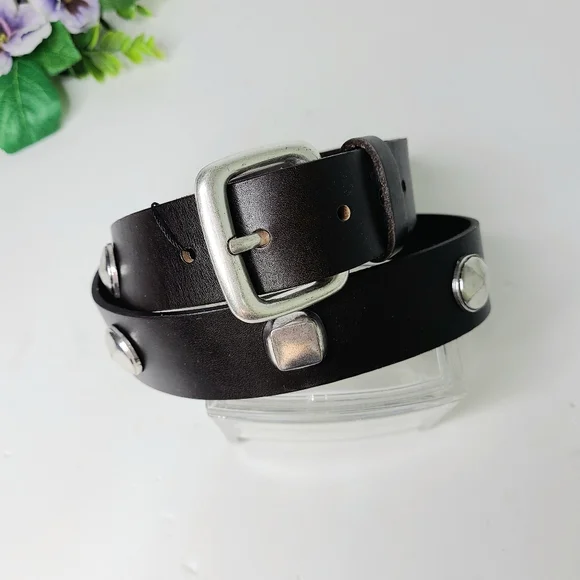 Zara | Accessories | Nwt Zara Dark Chocolate Brown Studded 